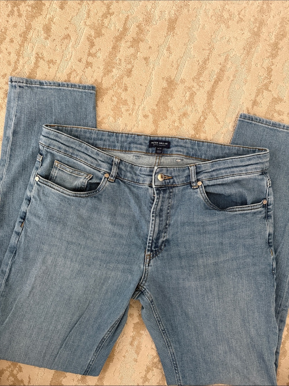 Peter Millar slim jeans- made in Turkey- light wash 36/34